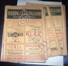 Rivista Touring Club Italiano TCI 1907 - Anno Completo 