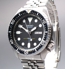 [Ecc+5] Orologio Vintage Seiko 7548-7000 150mm Diver's Day/Date Quartz Uomo...