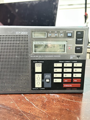 Radio epoca sony icf - radio,