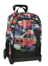 Comix Zaino Trolley Scuola Wave Beep Boy staccabile verde 3 in 1 Novità 2025