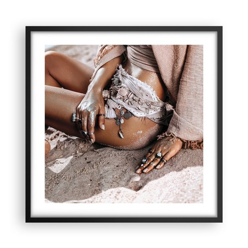 Poster 50x50cm sabbia donna - 50x50cm,