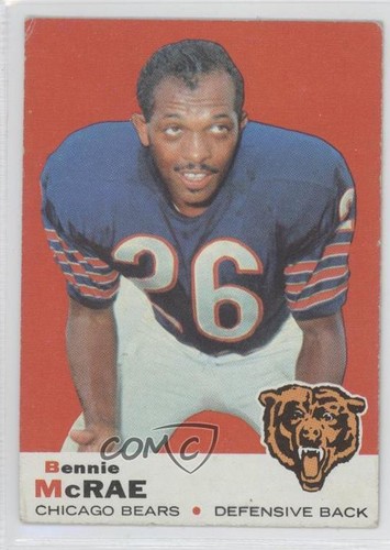 1969 topps bennie - bennie, mcrae