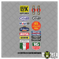 Set adesivi sponsor racing