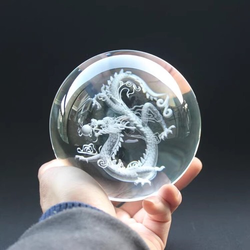Sfera cristallo drago - di,
