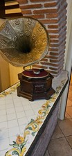 Grammofono a tromba antico originale