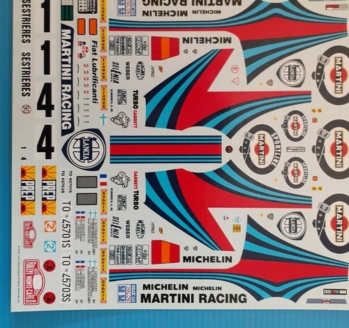 Decal lancia delta - 1/18,