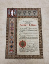 CASA SAVOIA - UMBERTO I