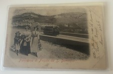 Cartolina Di Fiesole Firenze Con Tram Animata Viaggiata Fp
