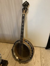 vintage banjo Hondo II 6 corde