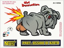 Adesivi Stickers Bulldog Nos
