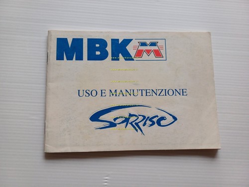 Mbk sorriso 1995 manuale - mbk,