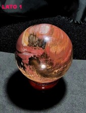 ► STUPENDA SFERA DI LEGNO