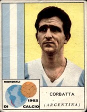 figurina calciatori Mira cile 62 1962 - Argentina Corbatta