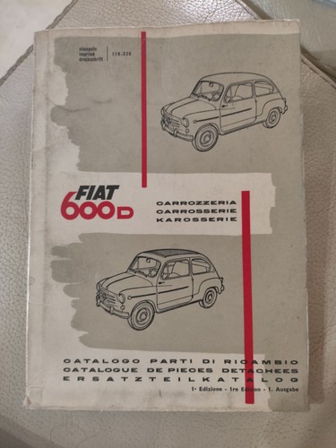 Fiat 600d catalogo parti - 600d,