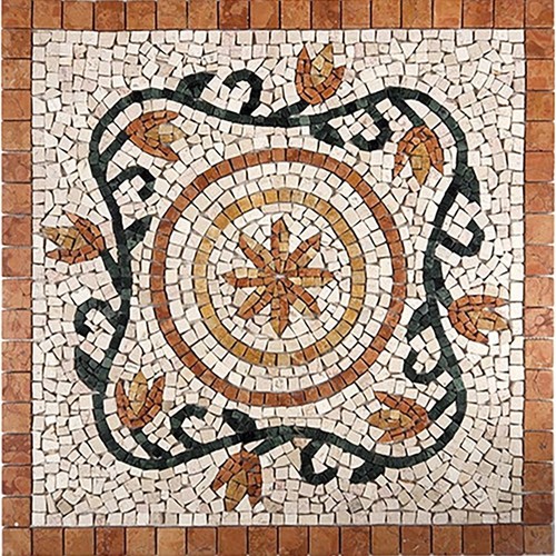 Rosone mosaico marmo x - cm, 66