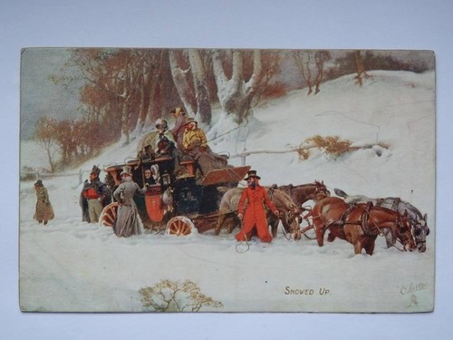 Oilette vintage postcard - vintage,