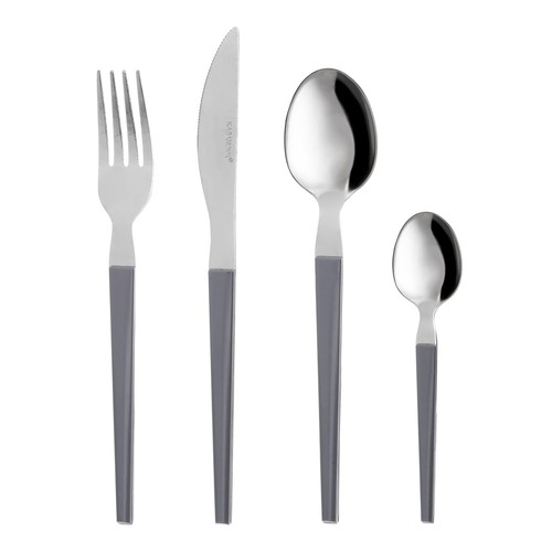 Set posate acciaio - 24,