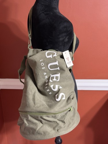 Borsone tracolla guess verde - guess,