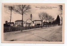 BESANA in BRIANZA (Mb) - Viale della Stazione e Chiesa Parrocchiale -  ANNO 1931