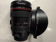 Canon EF 24-105mm F/4L IS USM obiettivo con filtro B+N, cappuccio e tappi