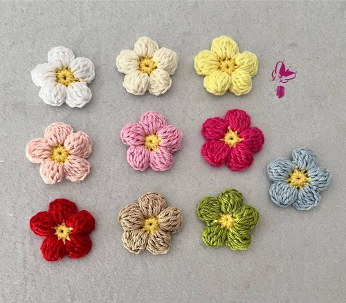 Fiori uncinetto applicazioni - fiori, uncinetto,