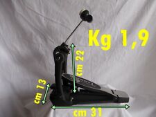 TAMBURO pedale doppia catena per grancassa batteria bass drum da ESPOSIZIONE