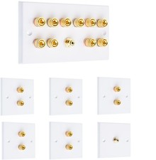 Kit audio surround audio AV 5.1 altoparlante piastra faccia parete completo + saldatura audio