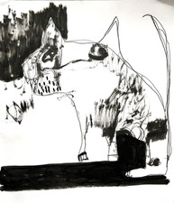 Disegno cane ingenuo