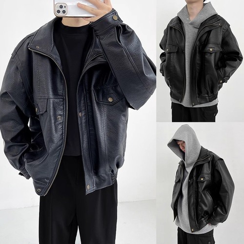 Giacca pelle uomo nuovissima - giacca,