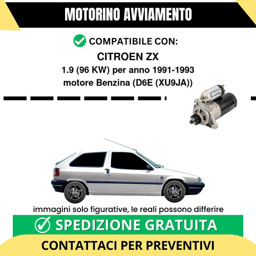 Motorino avviamento citroen - avviamento,