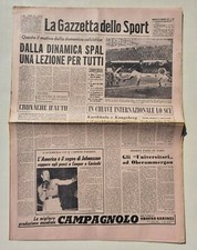 GAZZETTA DELLO SPORT 19 FEBBRAIO 1957 KURIKKALA - KONGSBERG - MILAN - LAZIO