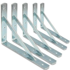 Supporto per scaffale zincato supporto per carichi pesanti angolo per scaffale supporto per ripiano angolare