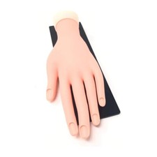 MANO FINTA IDEALE PER LA PRATICA RICOSTRUZIONE UNGHIE E NAIL ART CON SUPPORTO