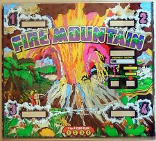 FLIPPER VINTAGE ORIGINALE RETROVETRO FUOCO MONTAGNA ZACCARIA ITALIA 1980