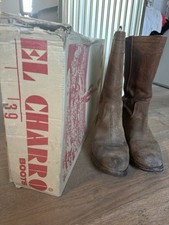 Stivali Camperos EL CHARRO originali Vintage Nr 39