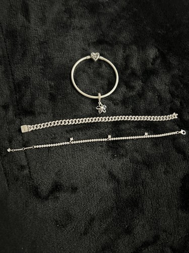 Pandora bracelet set - bracelet, pave