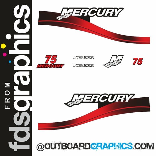 Mercury decalcomanie - 75, cv
