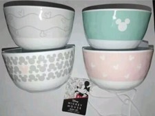 Tazze Disney Funko Mickey Mouse Print Bowl Set 4 Ciotole Topolino Official Merc.