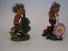 COPPIA STATUETTE TROLL