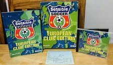 Sensible Soccer European Club Edition, PC CD Rom. Completo, con scatola. Manuale Inc