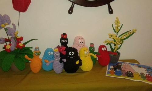 Famiglia barbapapà pupazzi - barbapapÀ,