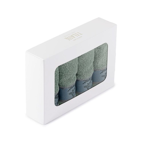 Set lavette tartan green di - 4,