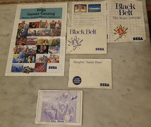 Sega master system catalogo - master,