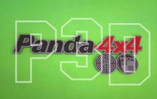 Targhetta fiat panda 4x4 141 - panda,