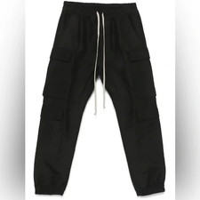 Rick Owens Pantaloni Mastodon Megacargo Pantaloni Nero US 40