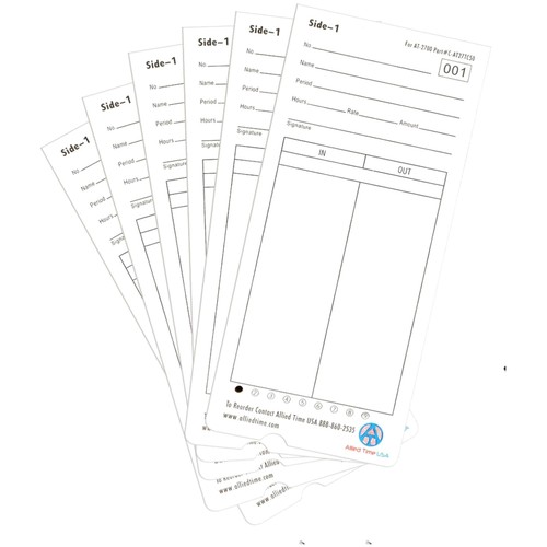 2700 time cards confezione - at-2700,