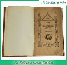 libro antico STORIA DELLA CHIESA METROPOLITANA DI TORINO Semeria Piemonte Turin