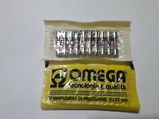 10pcs 800mA 250V F Omega Fusibili rapidi di Vetro 5X20mm