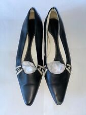 Ballerine nere ZARA pelle n. 40 tacco basso