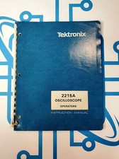 Manuale istruzioni oscilloscopio originale Tektronix 2215A